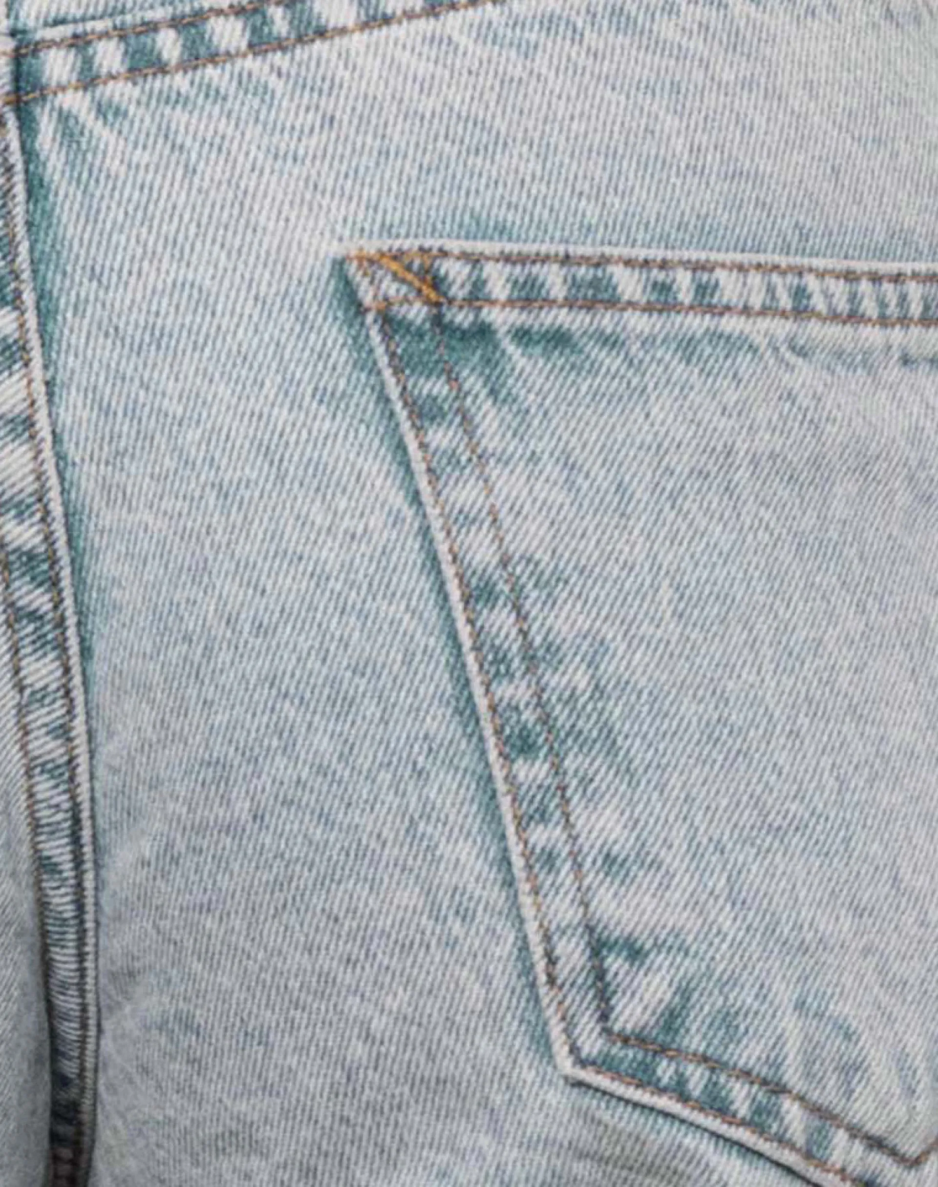 Motel Rocks Low Rise Pants | Jeans-Low Rise Parallel Jeans in 80s Light Blue Wash 80sLightBlueWash
