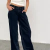 Motel Rocks Jeans | Roomy Jeans-Low Rise Roomy Jeans in Blue Ink BlueInk