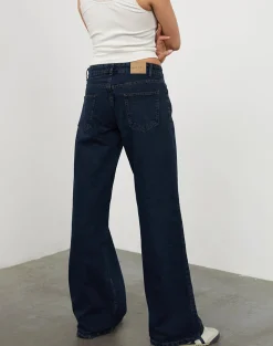 Motel Rocks Jeans | Roomy Jeans-Low Rise Roomy Jeans in Blue Ink BlueInk
