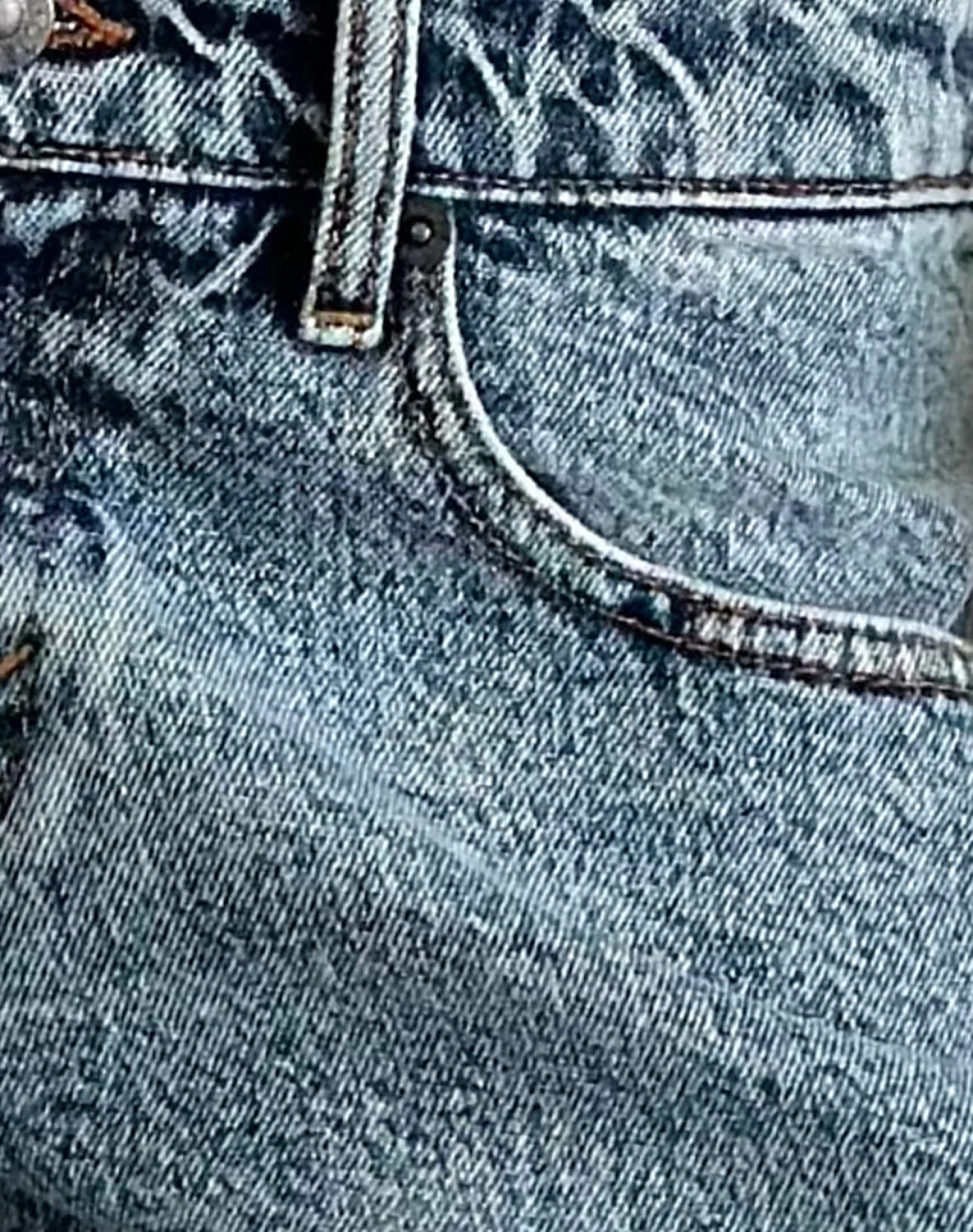 Motel Rocks Jorts-Low Rise Roomy Shorts in Vintage Blue Wash VintageBlueWash