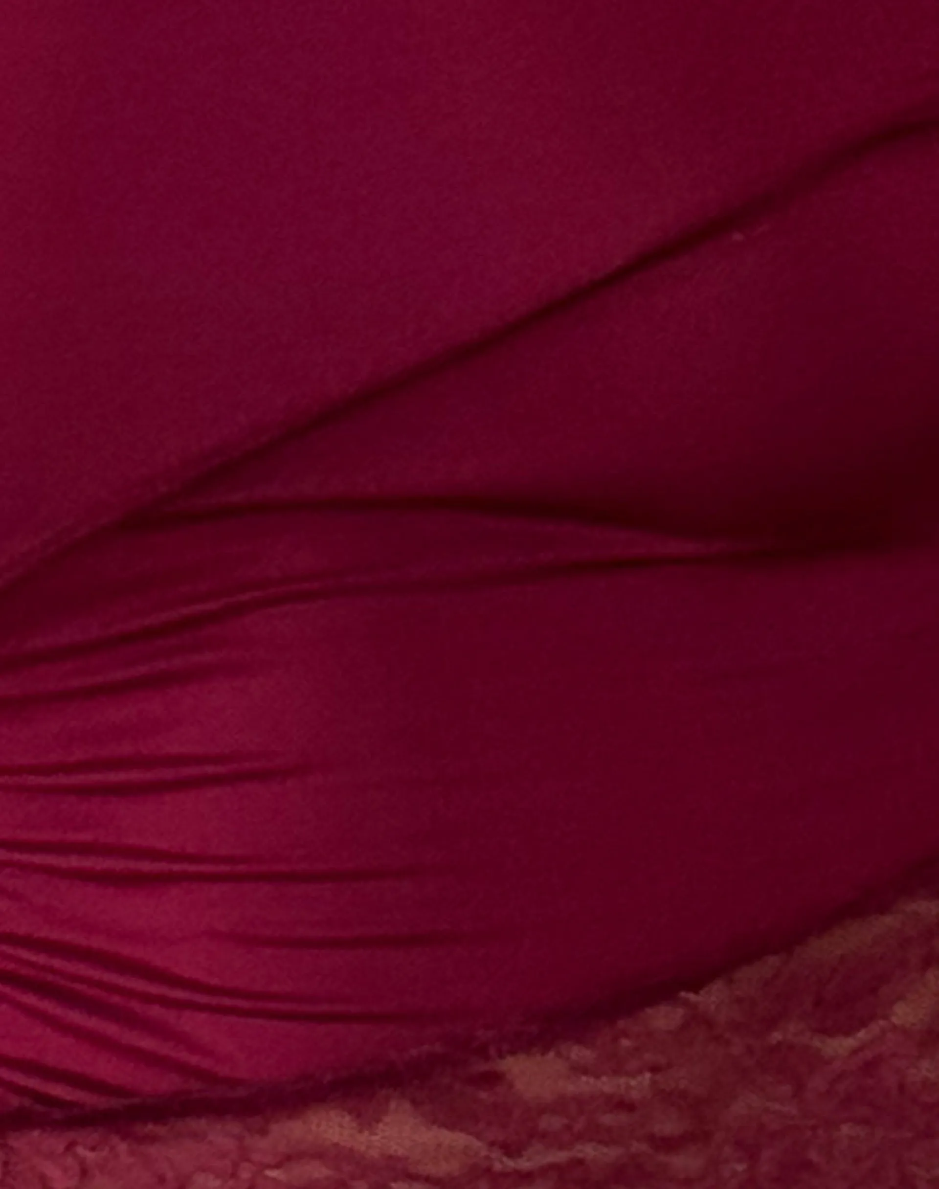 Motel Rocks Basic Tops | Long Sleeve Tops-Lucca Long Sleeve Top in Burgundy