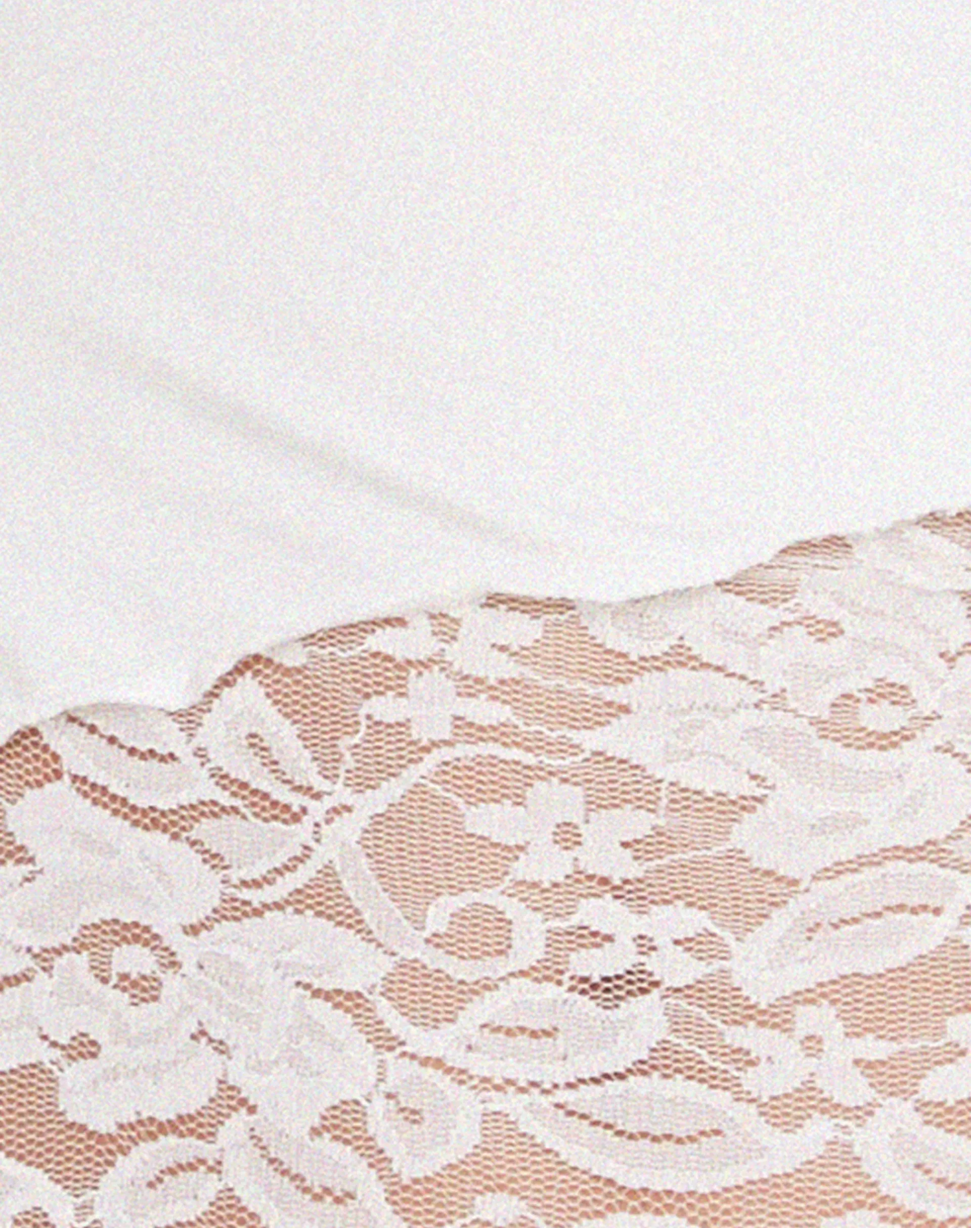 Motel Rocks Basic Tops | Lace Tops-Lucca Long Sleeve Top in Lace White LaceWhite