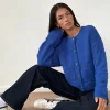 Motel Rocks Cardigans-Luciana Cardigan in Cobalt Blue CobaltBlue