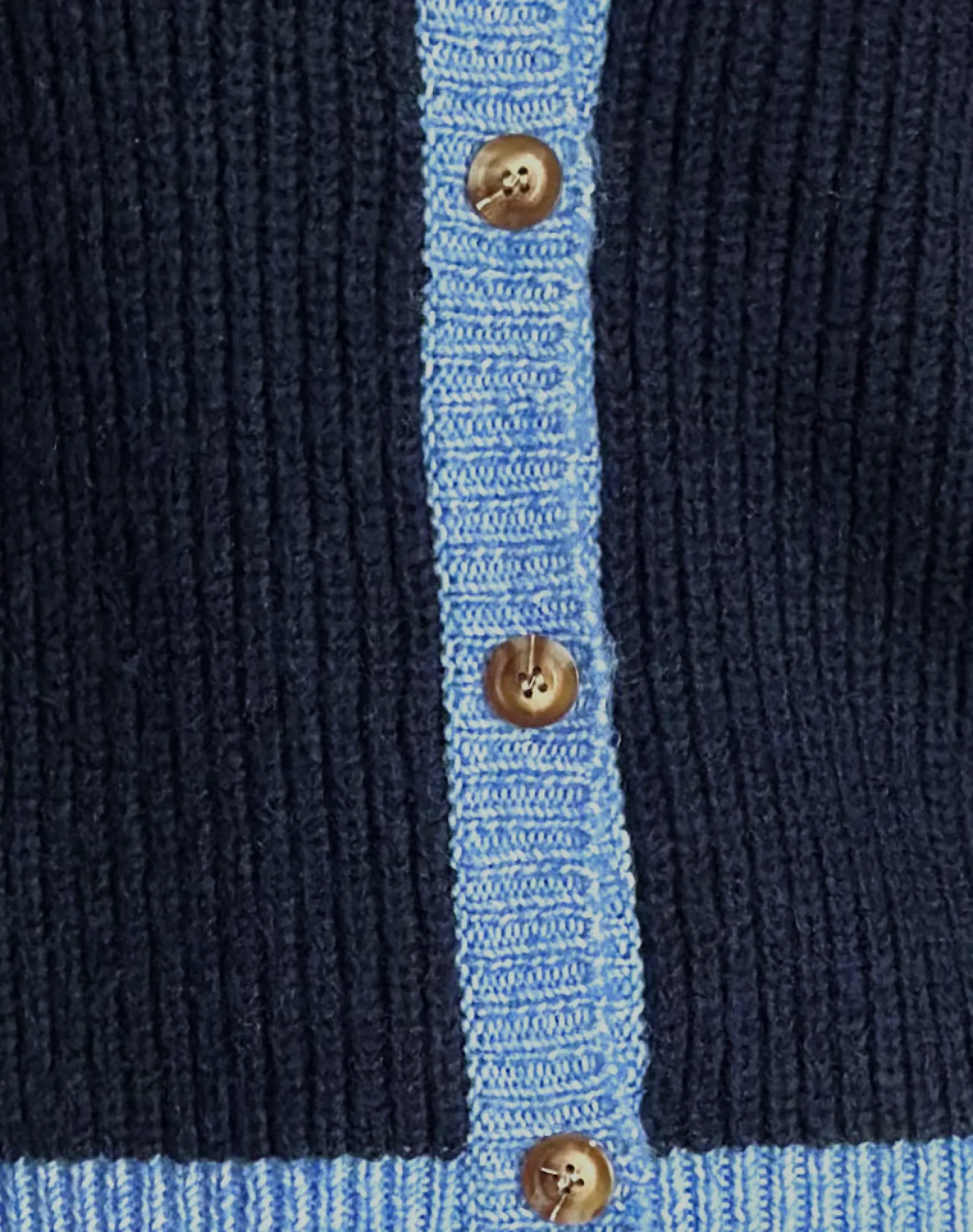 Motel Rocks Cardigans-Luciana Cardigan in Contrast Navy ContrastNavy