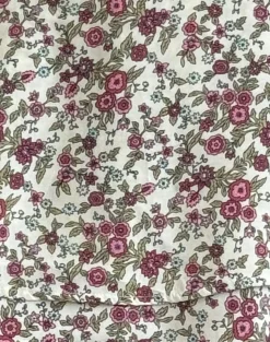 Motel Rocks Co-Ords | A Line Skirts-Luiso Mini Skirt in Vintage Bloom Ivory vintagebloomivory