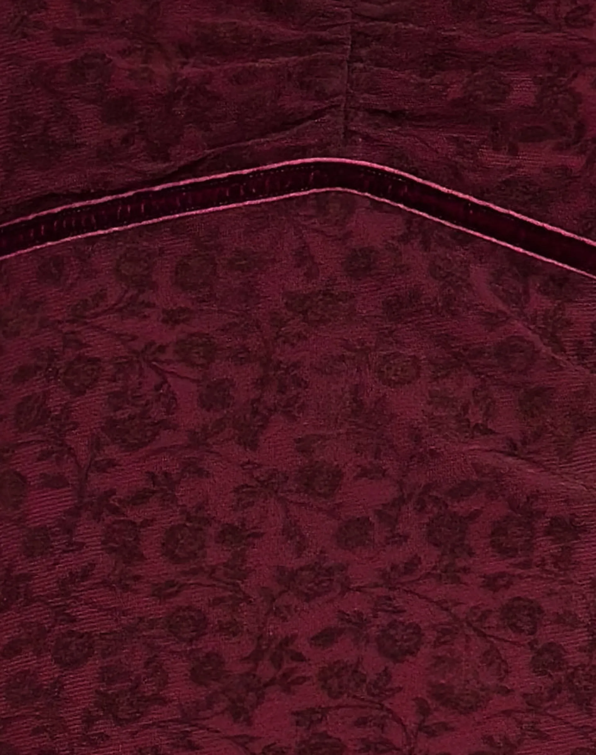 Motel Rocks Printed Dresses | Bodycon Dresses-Luth Mini Dress in Ditsy Flocked Burnt Maroon