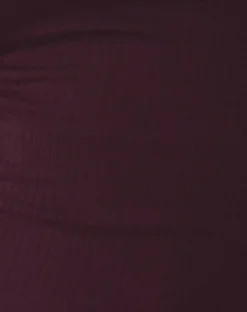 Motel Rocks Basics | Basic Tops-Mabel High-Neck Long Sleeve Ribbed Top in oxblood