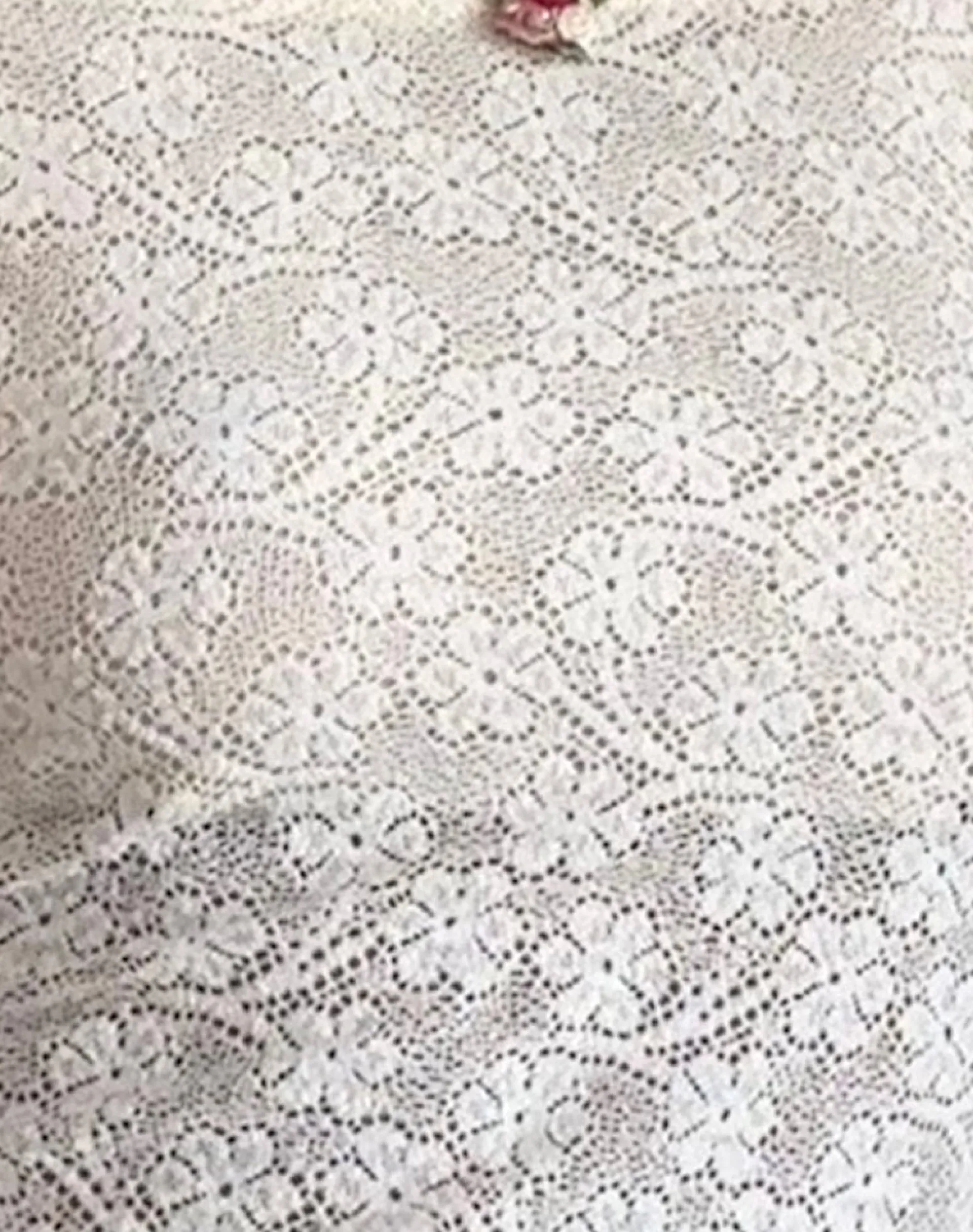Motel Rocks Lace Tops | Going Out Tops-Mageina Bardot Top in Lace Ivory