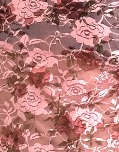 Motel Rocks Co-Ords | Printed Tops-Magita Top in Pink Lace Floral Bloom