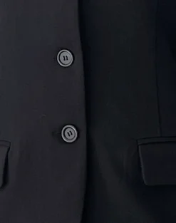Motel Rocks Basics-Malana Slim Fit Blazer in Tailoring Black