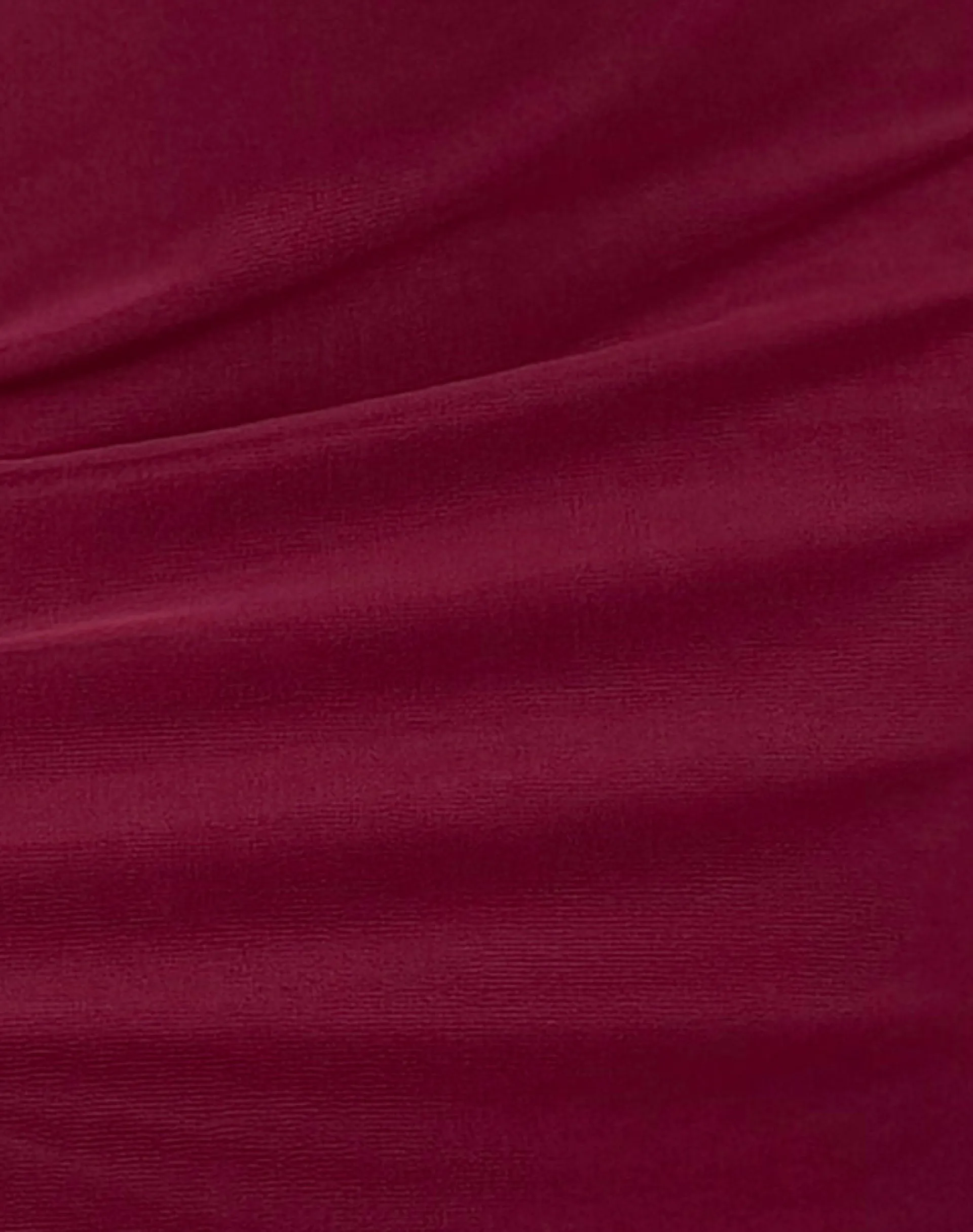Motel Rocks Basics | Day Dresses-Marlo Asymmetric Midi Dress in Burgundy