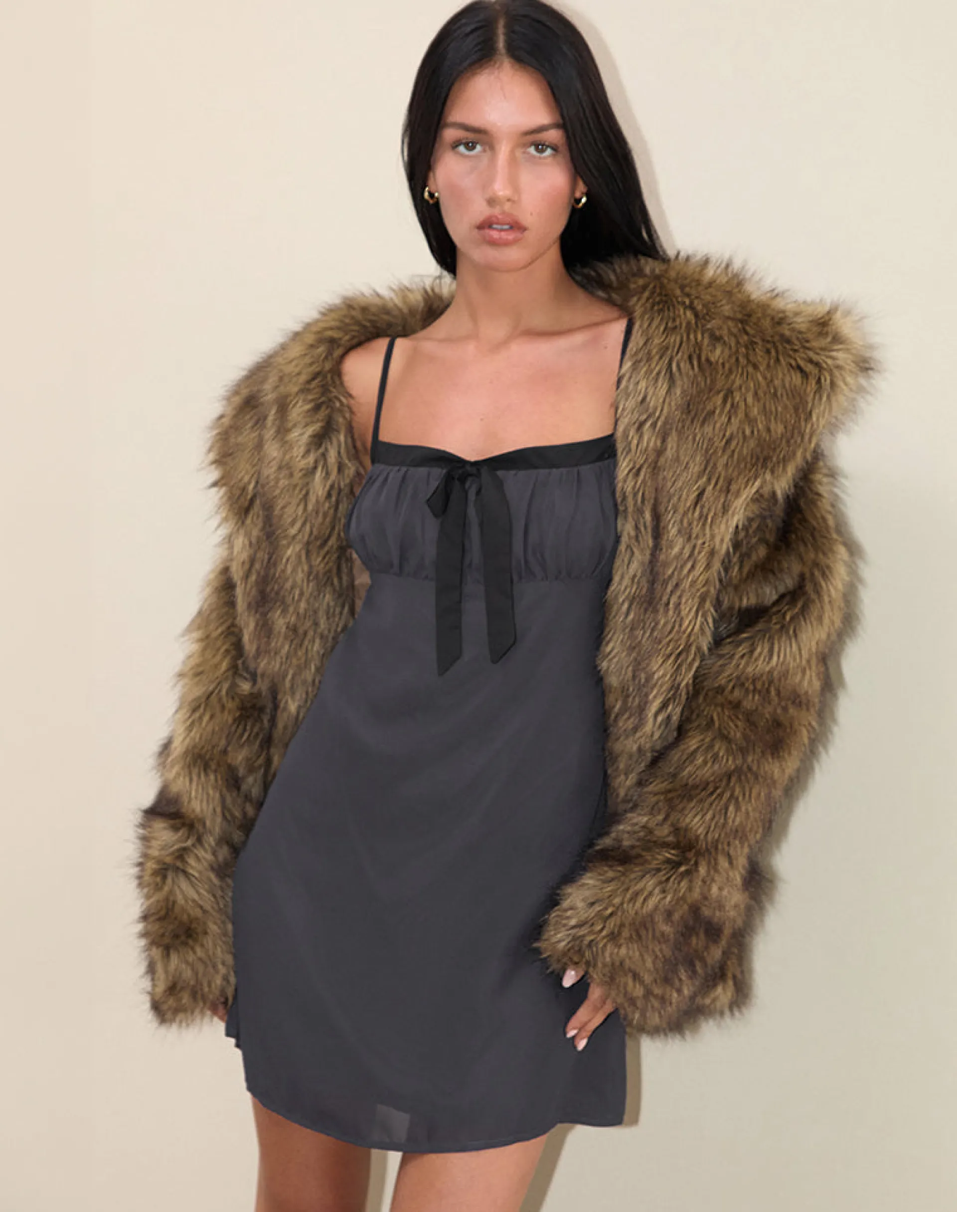 Motel Rocks Party Dresses | Mini Dresses-Martina Mini Dress in Chiffon Slate