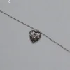 Motel Rocks Accessories-Matilda Silver Heart Necklace