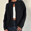 Motel Rocks Cardigans-Maureen Cardigan in Black