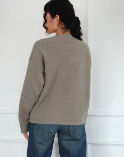 Motel Rocks Cardigans-Maureen Cardigan in Taupe