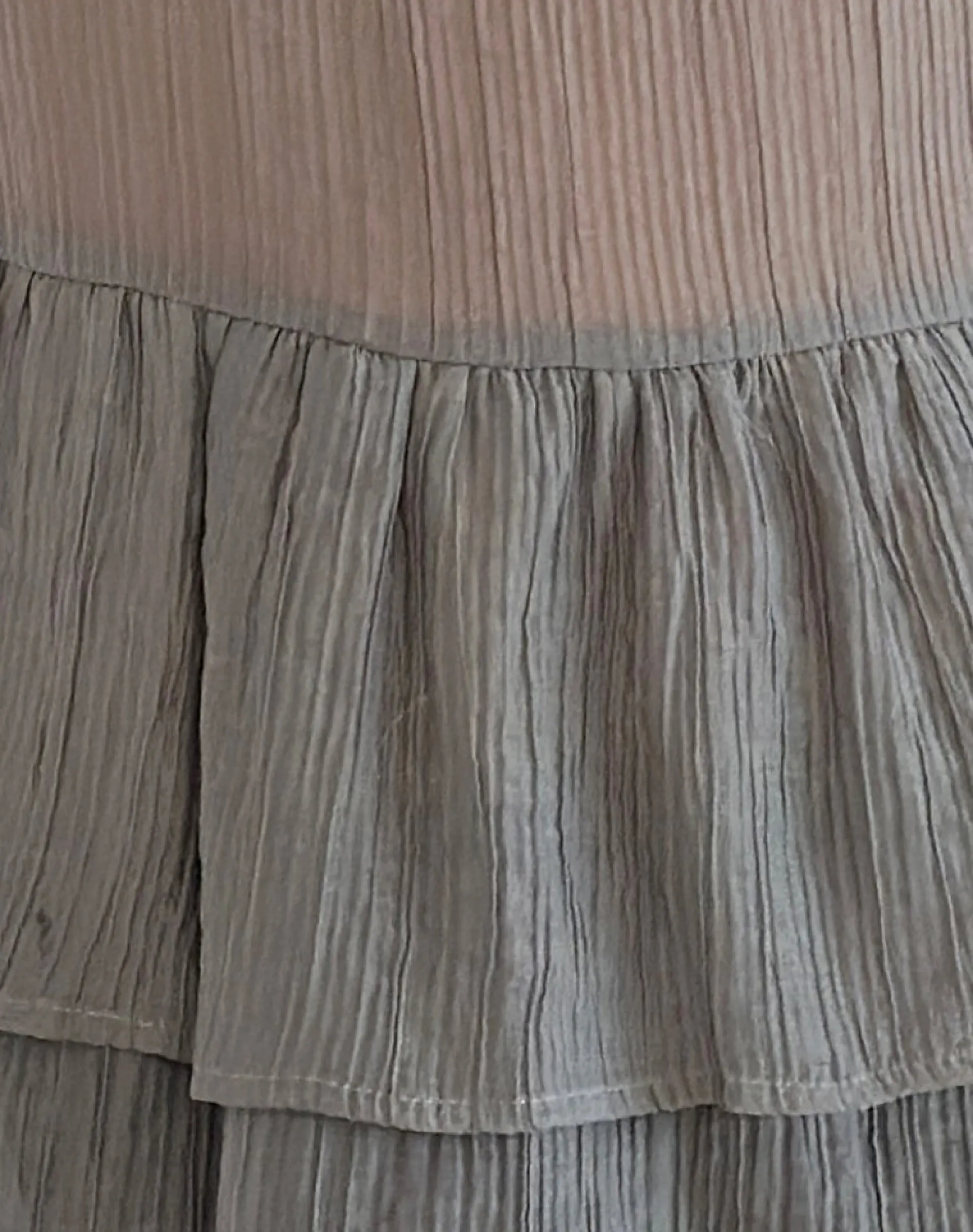 Motel Rocks Tailoring-Mayumi Peplum Top in Chiffon Grey ChiffonGrey