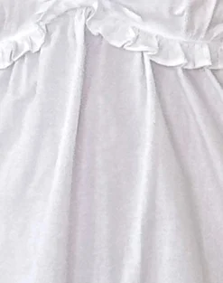 Motel Rocks Day Dresses | Mini Dresses-Melda Tea Mini Dress in Poplin White PoplinWhite