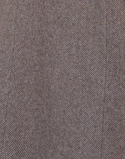 Motel Rocks Basics-Messeir Faux Wool Blazer in Walnut