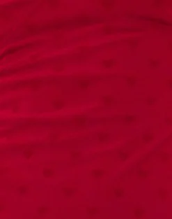 Motel Rocks Printed Dresses | Day Dresses-Micaya Mini Dress in Red Heart Flocked Mesh RedHeartFlockedMesh
