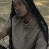 Motel Rocks Pu Jackets-Mildred Distressed Biker Jacket in PU Olive