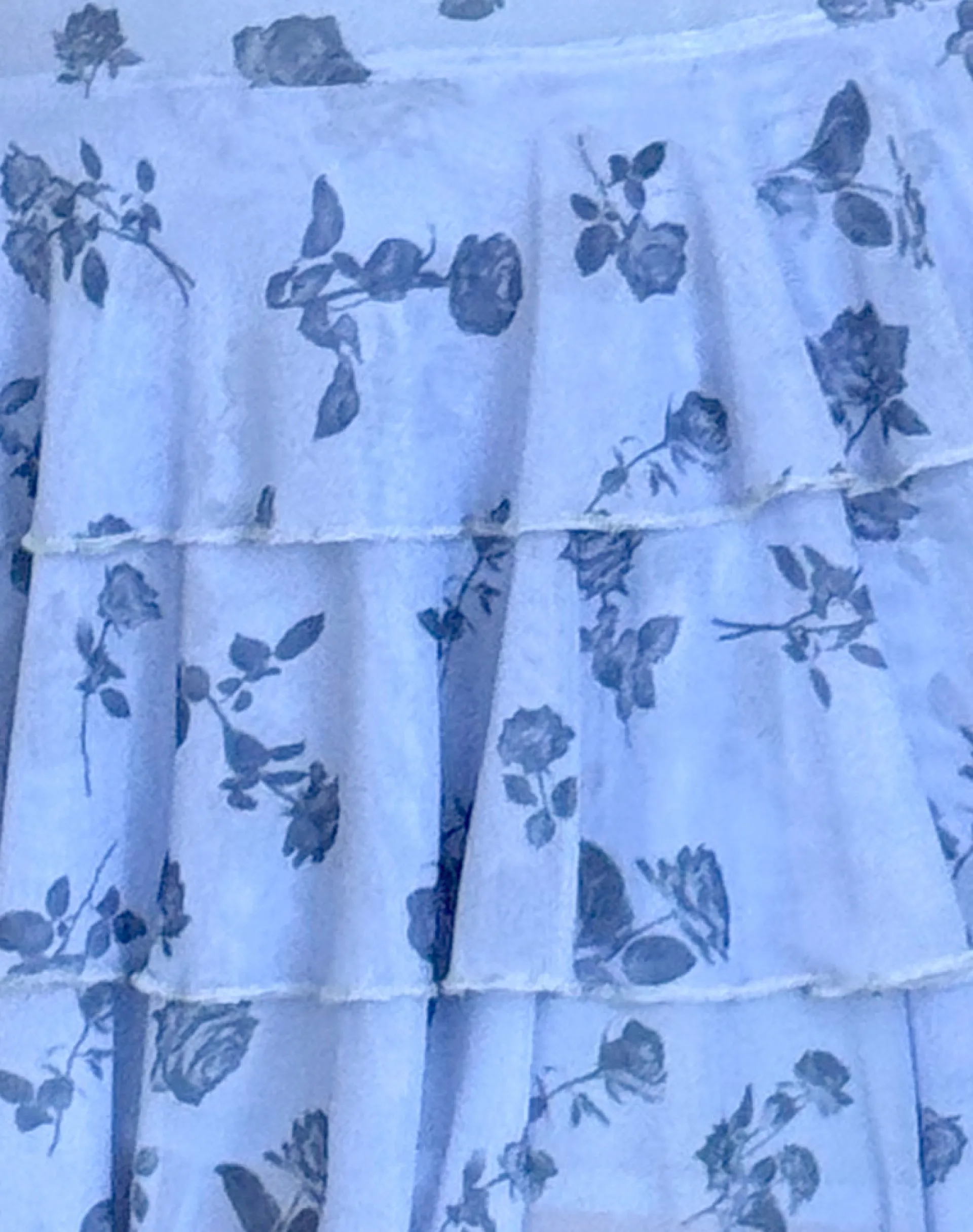 Motel Rocks Printed Dresses | Day Dresses-Mirtilo Mini Dress in Inky Blue Floral Mesh