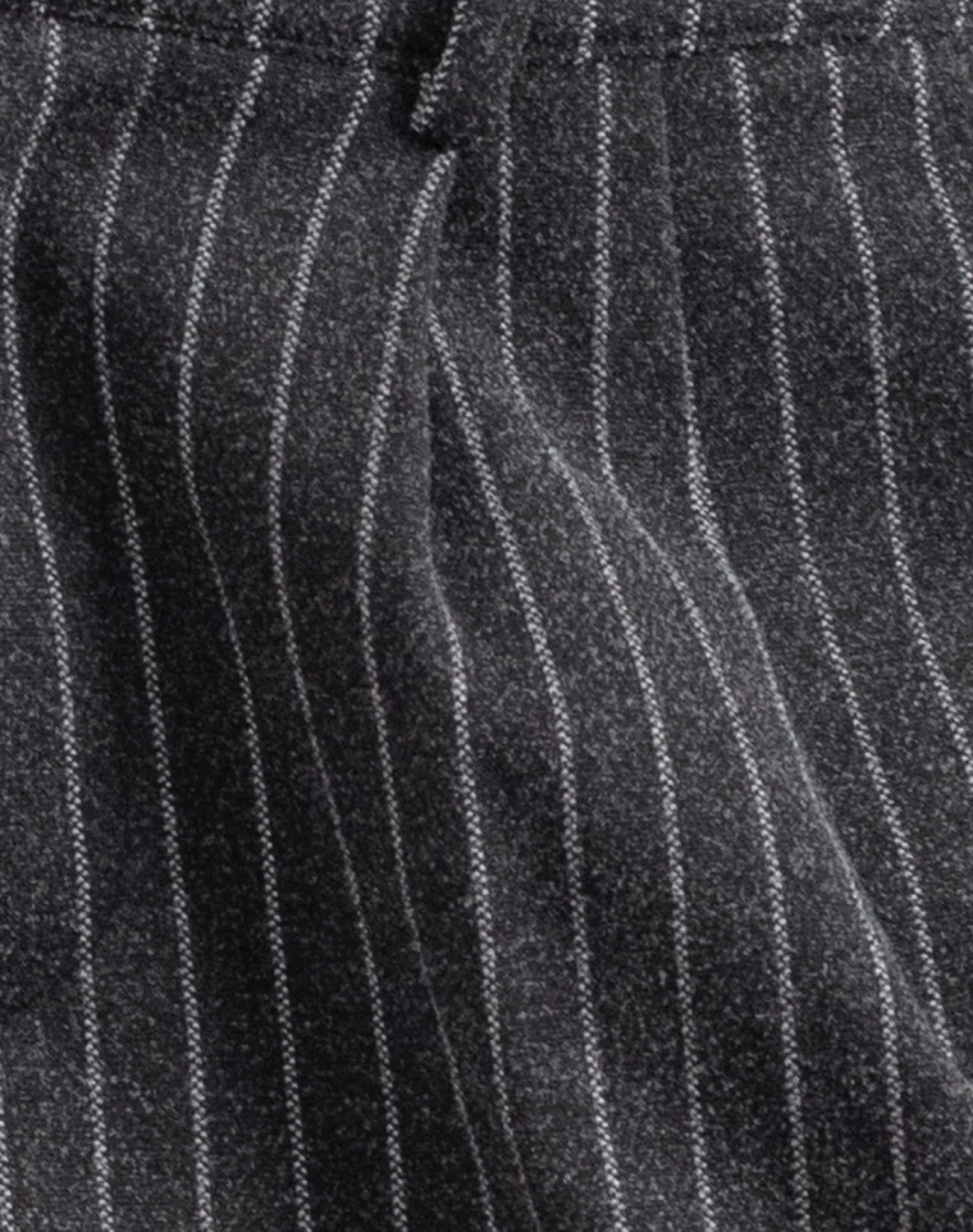 Motel Rocks Wide Leg Pants-Misha Wide Leg Trouser in Pinstripe Black PinstripeBlack