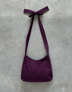 Motel Rocks Accessories-Nagisa Bow Handle Bag in oxblood