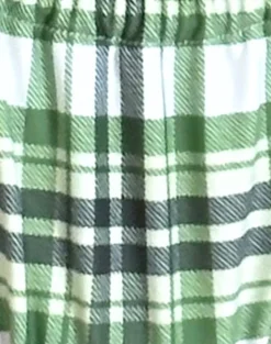 Motel Rocks Swimwear-Nakeela Bikini Bottom in Green Tartan GreenTartan