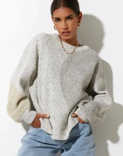 Motel Rocks Jumpers-Namari Jumper in Abstract Splodge AbstractSplodge