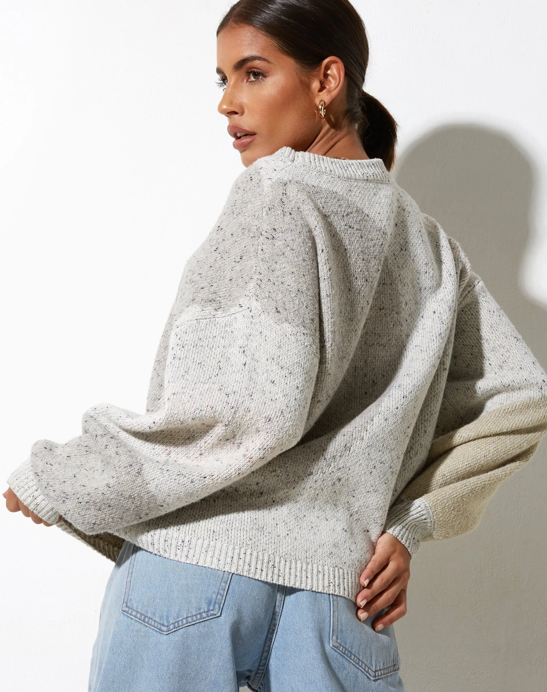 Motel Rocks Jumpers-Namari Jumper in Abstract Splodge AbstractSplodge
