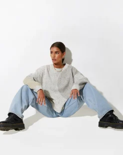 Motel Rocks Jumpers-Namari Jumper in Abstract Splodge AbstractSplodge