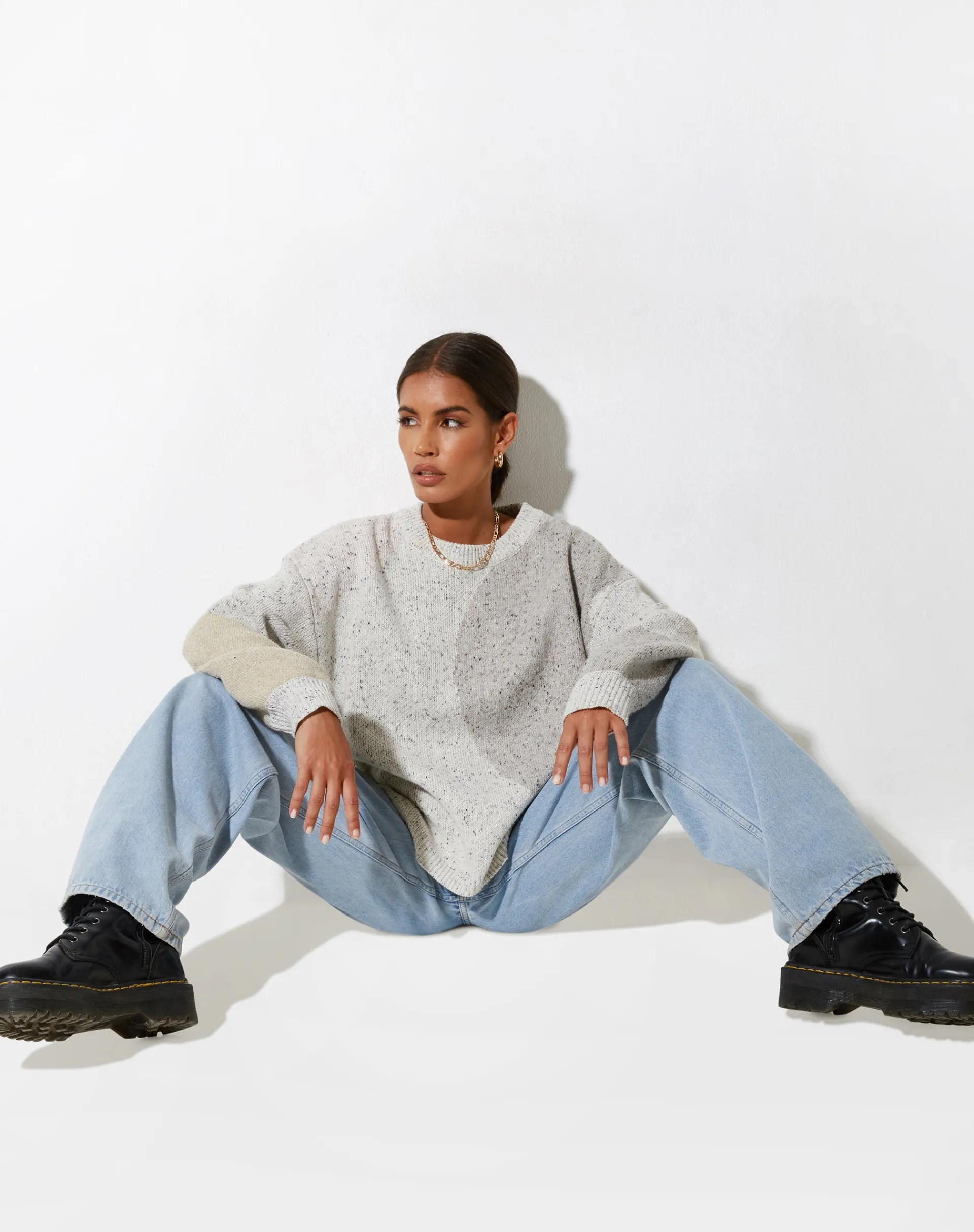 Motel Rocks Jumpers-Namari Jumper in Abstract Splodge AbstractSplodge
