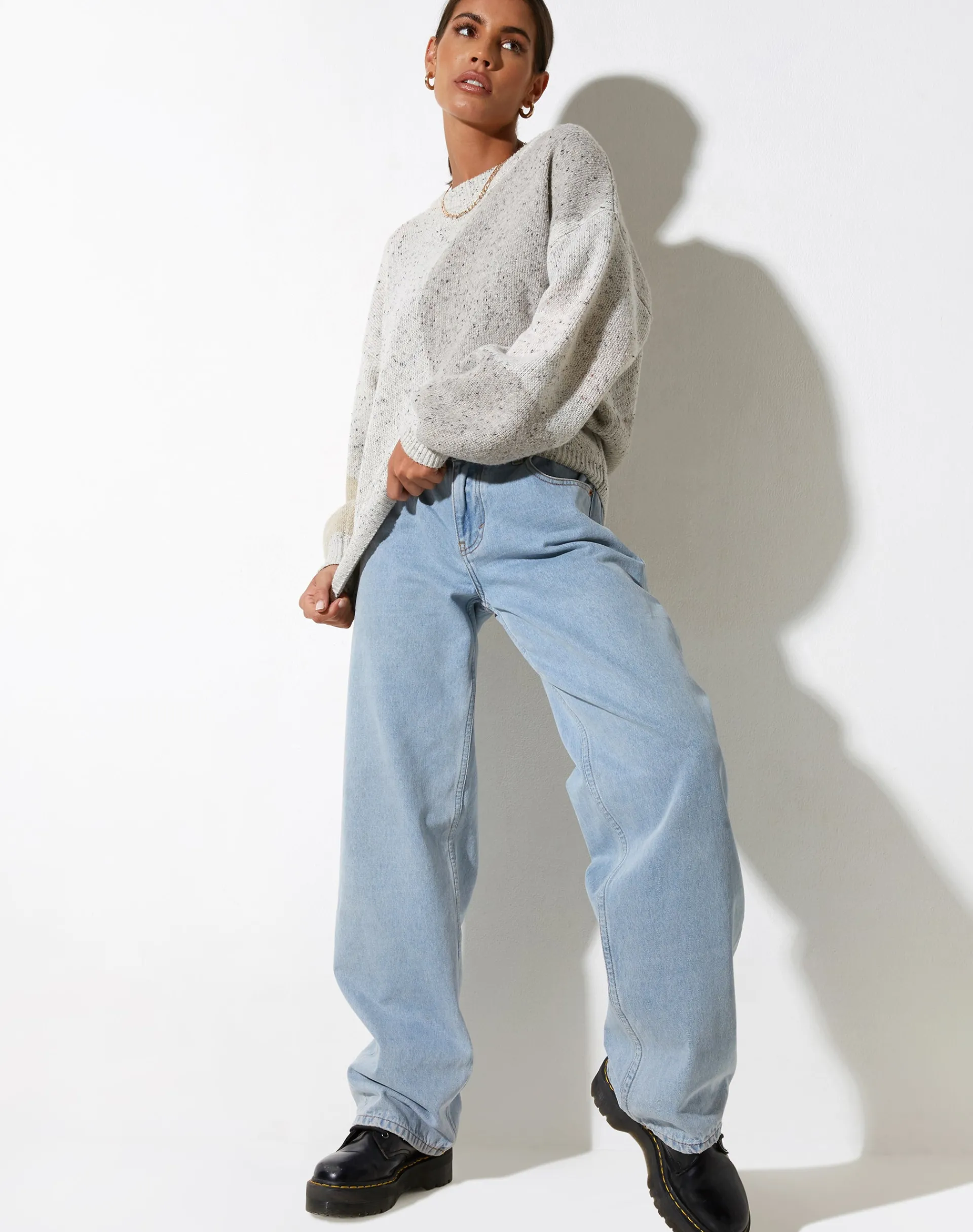 Motel Rocks Jumpers-Namari Jumper in Abstract Splodge AbstractSplodge