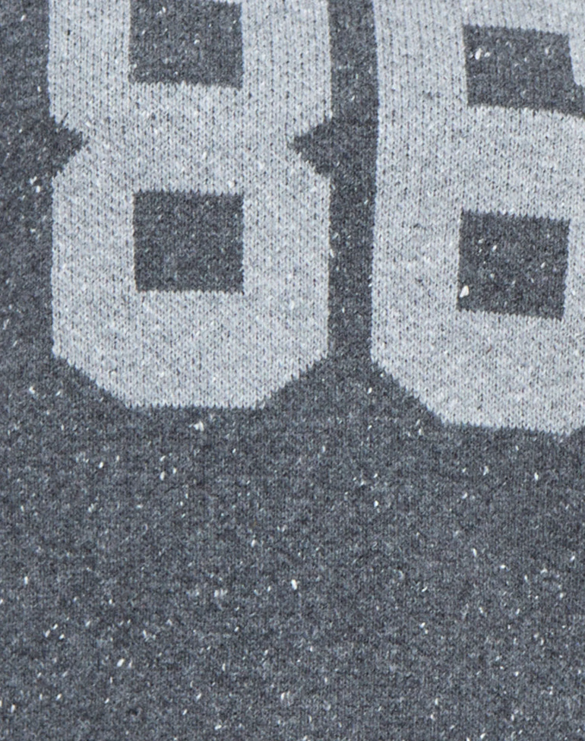 Motel Rocks Jumpers-Namari Jumper in Grey Knit with 86 Motif GreyKnitwith86Motif