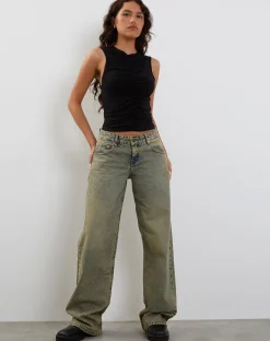 Motel Rocks Basic Tops | Vest Tops-Naoko Ruched Top in Black