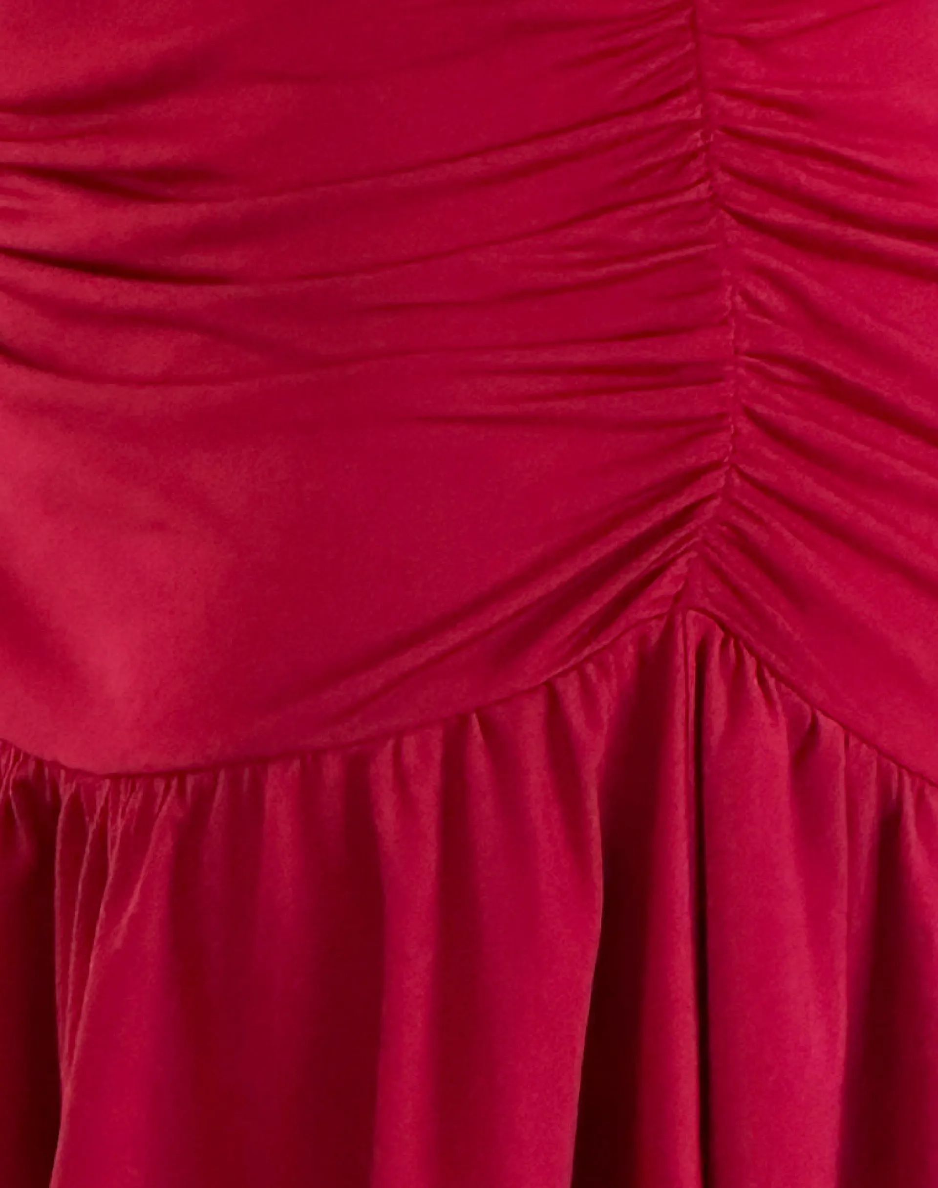 Motel Rocks Co-Ords | Mini Skirts-Nefeli Mini Skirt in Lycra Slinky Red LycraSlinkyRed
