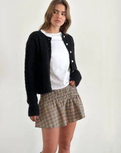 Motel Rocks Tailoring | Printed Skirts-Nelesi Mini Skirt in Country Check CountryCheck