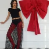 Motel Rocks A Line Skirts-Nevali Maxi Skirt in Black Wild Rose Lace