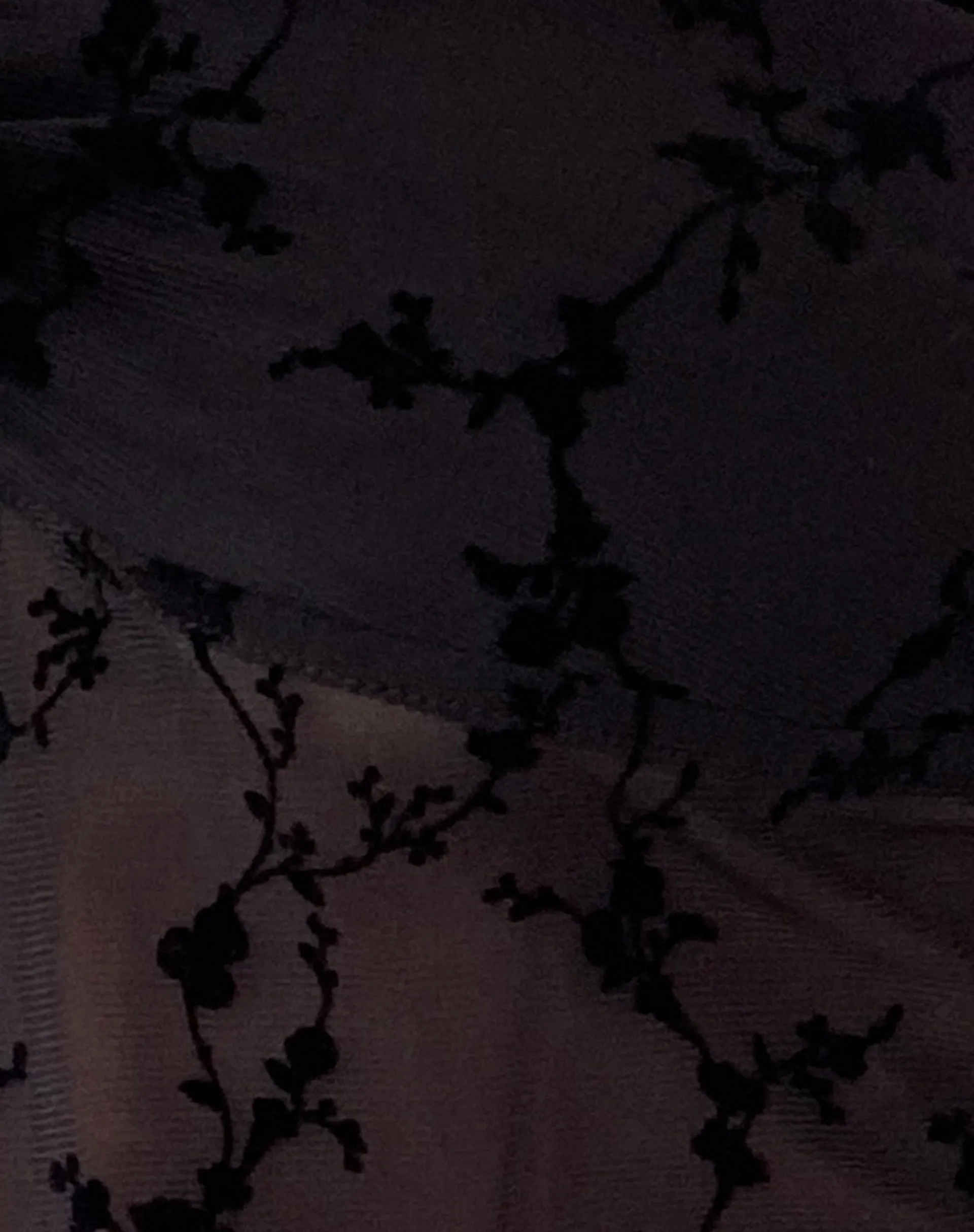 Motel Rocks Bandeau Tops | Going Out Tops-Nicola Butterfly Top in Vine Flower Black