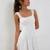 Motel Rocks Day Dresses-Nihao Mini Dress in White