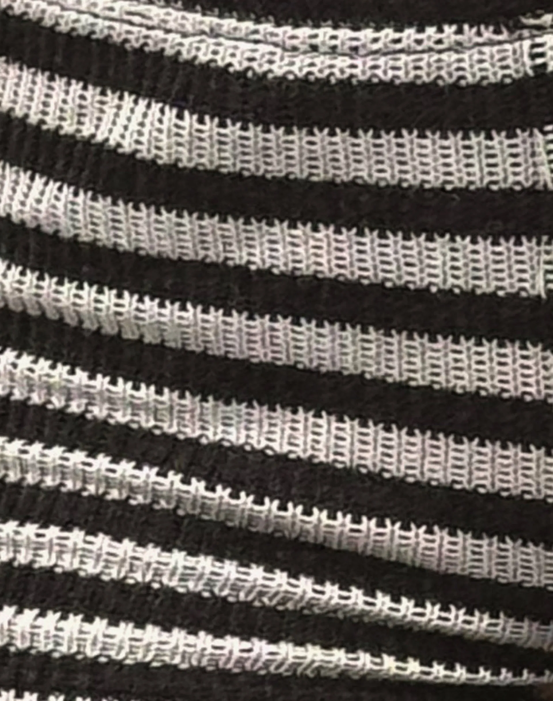 Motel Rocks Loungewear | Micro Shorts-Nikaya Shorts in Stripe Knit Black and White StripeKnitBlackandWhite
