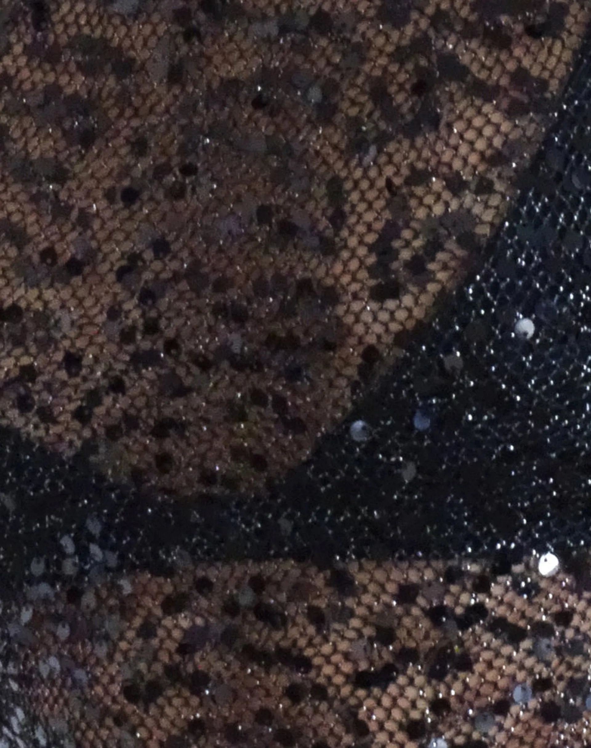 Motel Rocks Co-Ords | Sequin Tops-Nova Top in Sequin Mesh Black SequinMeshBlack