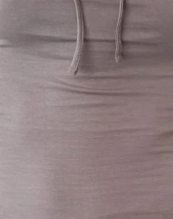 Motel Rocks Basic Tops | Going Out Tops-Novalie Tie Front Top in Elephant Grey ElephantGrey