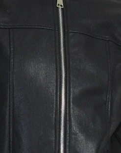 Motel Rocks Pu Jackets | Jackets-Olivia Jacket in PU Black PUBlack