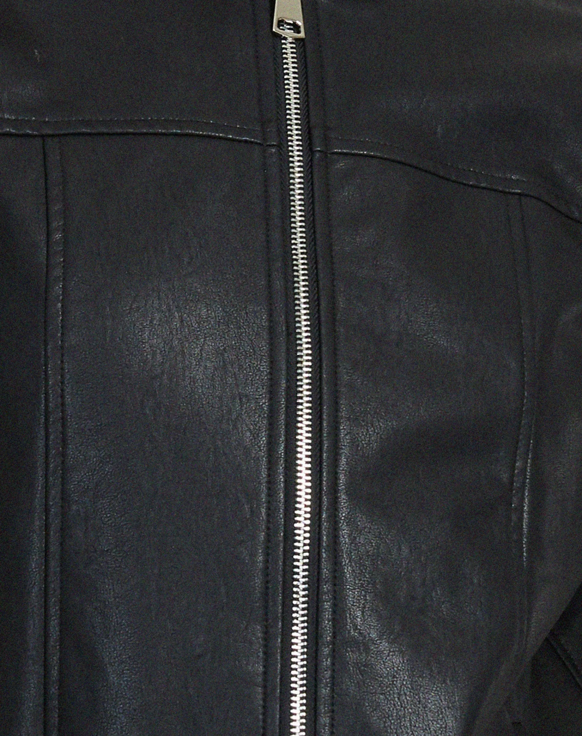 Motel Rocks Pu Jackets | Jackets-Olivia Jacket in PU Black PUBlack