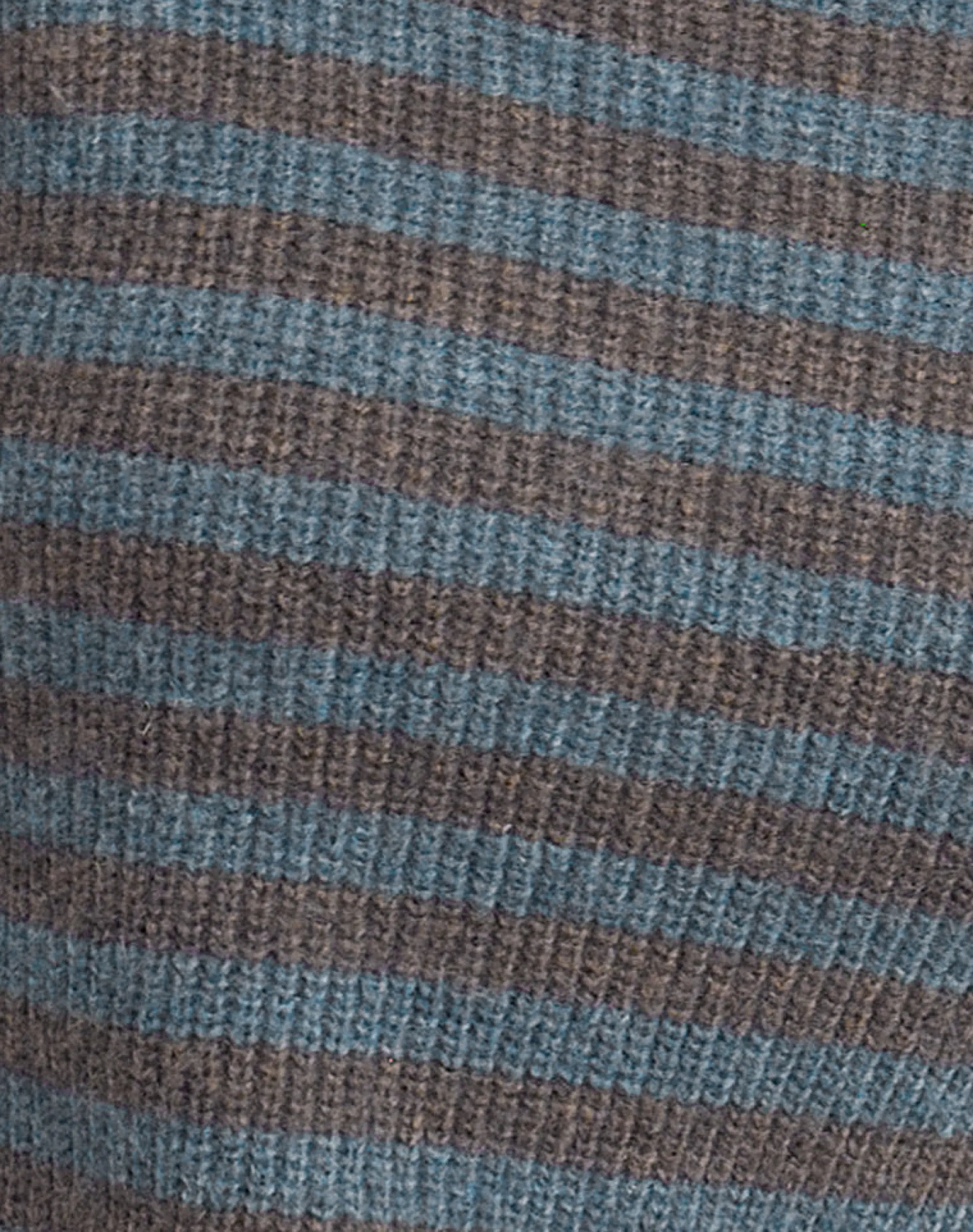 Motel Rocks Jumpers-Orvala Knit Jumper in Slate and Brown Stripe