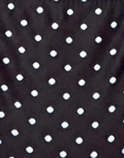 Motel Rocks Swimwear-Pafriza Bikini Top in Black and Blue Polka BlackandBluePolka