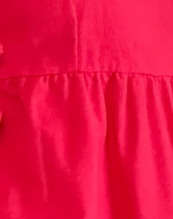 Motel Rocks Vest Tops | Shirts And Blouses-Palsi Tie Side Sleeveless Top in Tango Red TangoRed