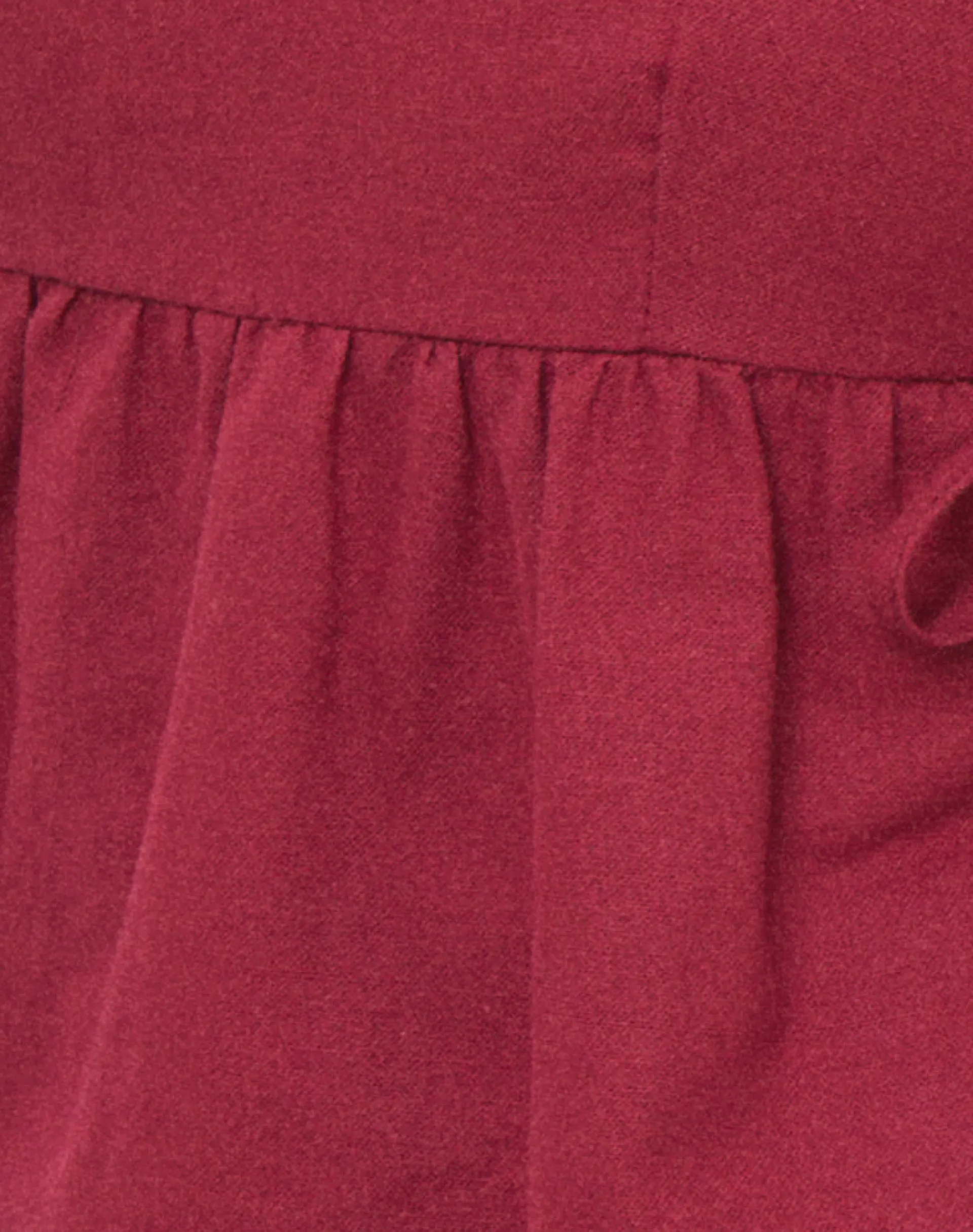 Motel Rocks Going Out Tops-Palsi Tie Side Top in Burgundy
