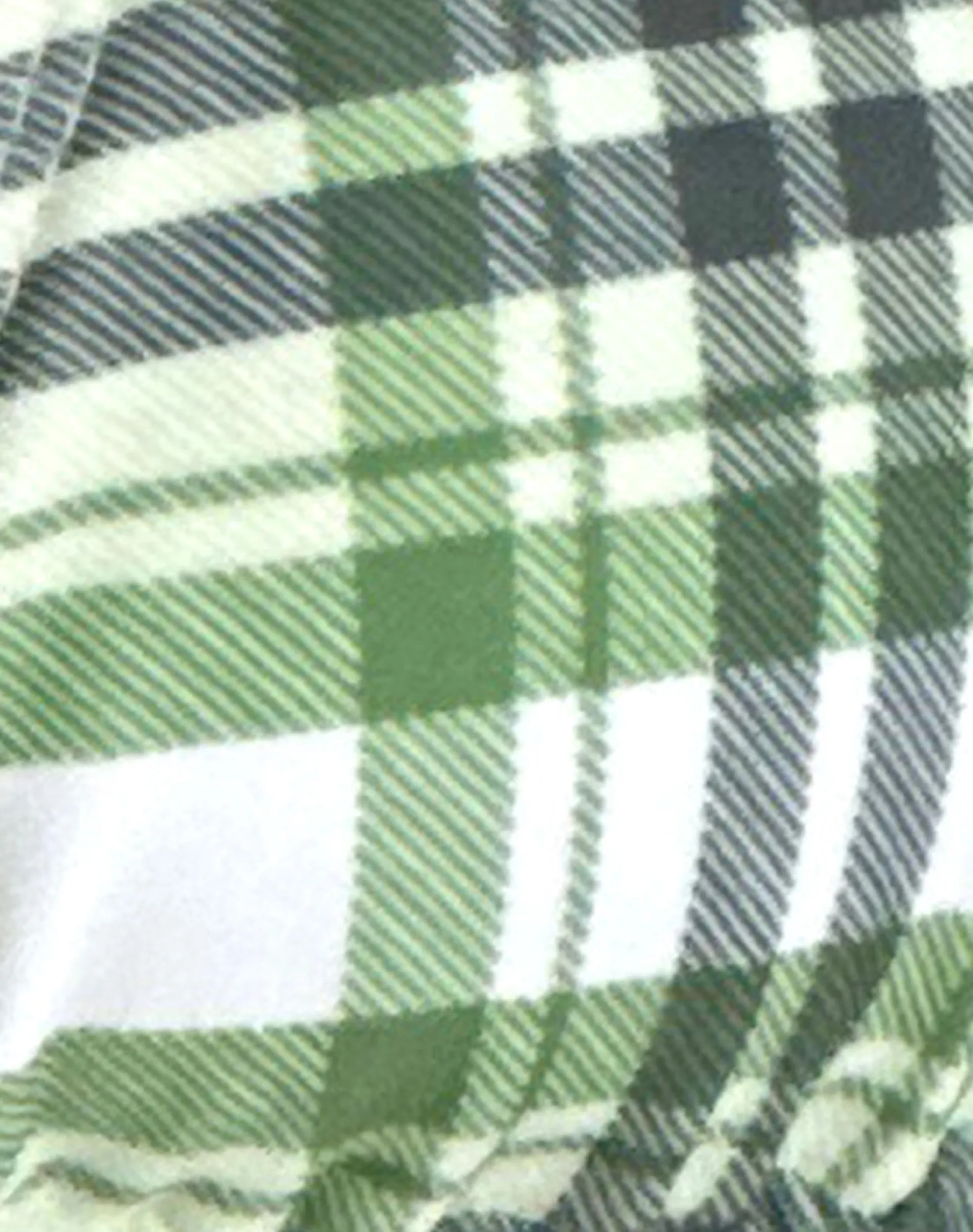 Motel Rocks Swimwear-Pami Bikini Top in Green Tartan GreenTartan
